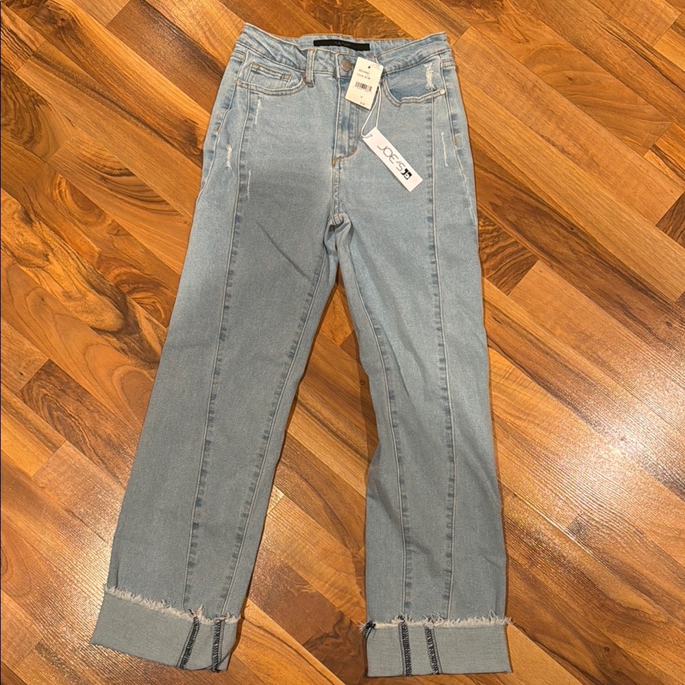 Joes‎ jeans light wash size 16 raw hem